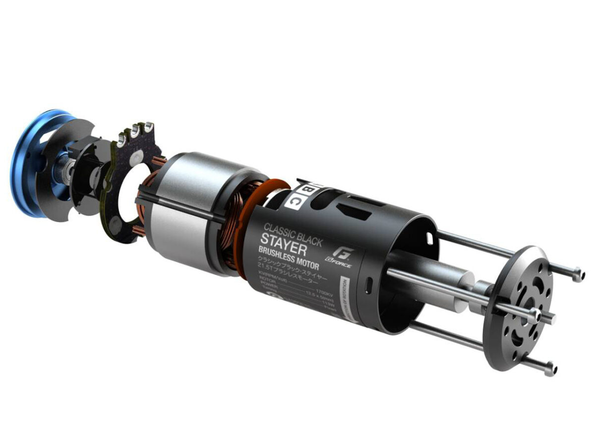 G-FORCE　Classic Black Stayer Brushless Motor (21.5T) 　G0423