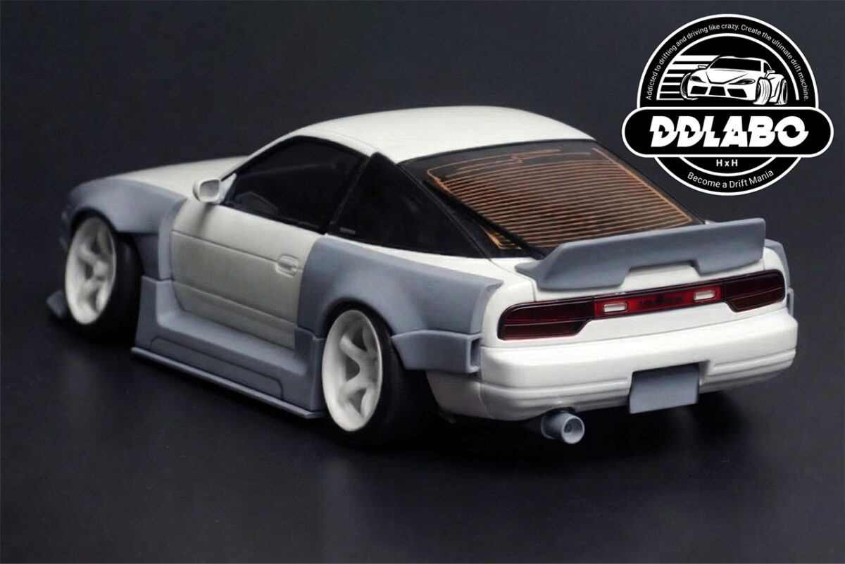 DDLABO　DDLABO Widebody kit V1 for MZN179 MINI-Z 180SX / DDLABO ワイドボディキットV1　MZN179 MINI-Z 180SX用　DDL-AR005