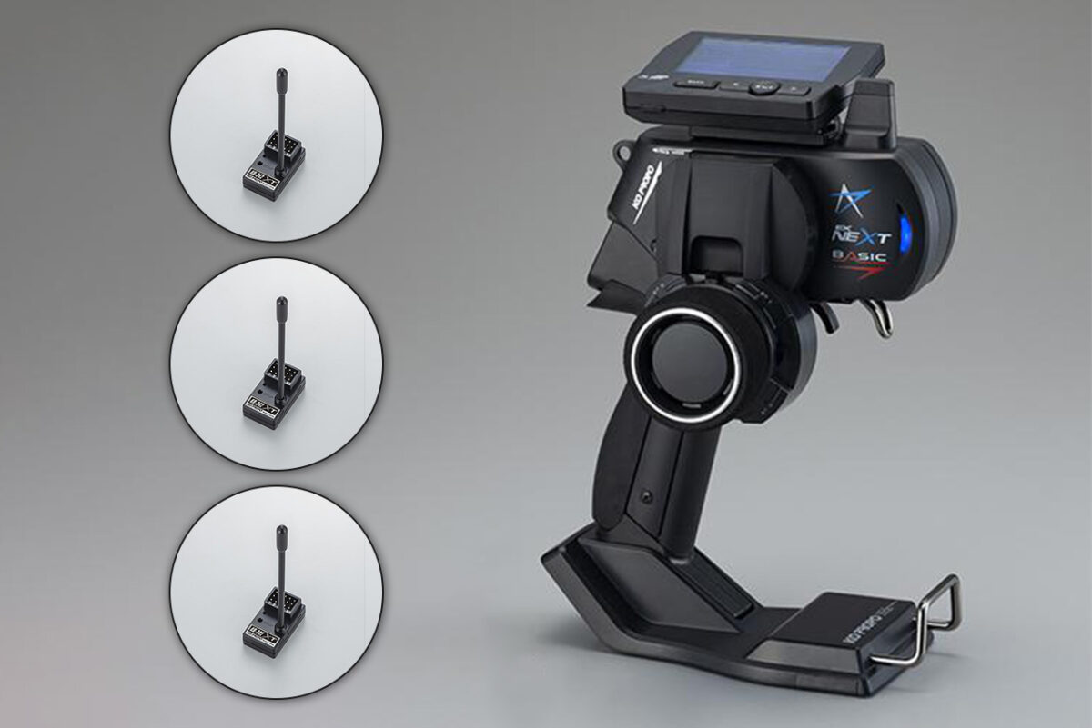 KO　EX-NEXT BASIC（標準グリップ） KR-242XT（ショートアンテナ）付き送受信機セット　トリプルレシーバー 10808