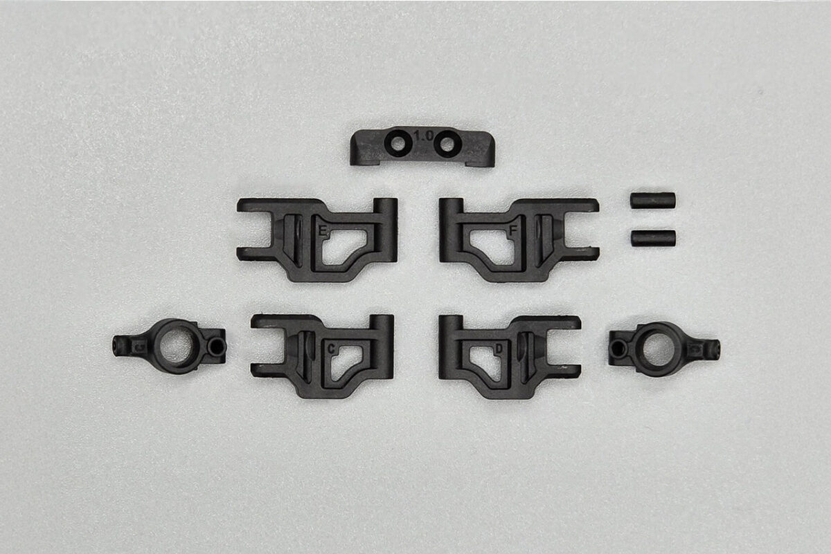 HRDプロジェクト　Rear Suspension Arm (C/D/E/F) Set / リヤサスペンションアーム（C/D/E/F）セット　MRD-020