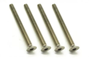 スクエア　チタンヘックス皿ビス 4本入 3×35 Titanium hex Flat Head Screw 3x35 (4 pcs.)　STR-335