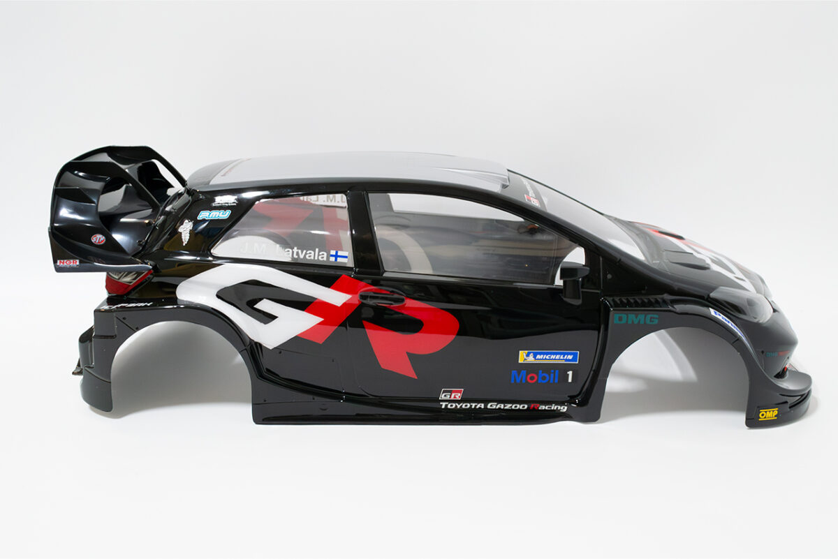 【中古販売】　1/10RC トヨタ ガズー レーシング WRT/ヤリス WRC　塗装済みボディ(未走行)