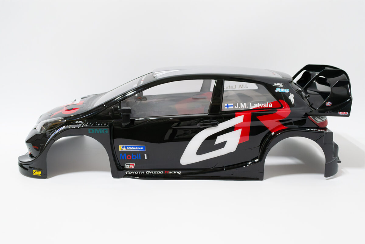 【中古販売】　1/10RC トヨタ ガズー レーシング WRT/ヤリス WRC　塗装済みボディ(未走行)