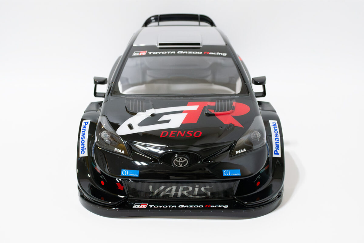 【中古販売】　1/10RC トヨタ ガズー レーシング WRT/ヤリス WRC　塗装済みボディ(未走行)