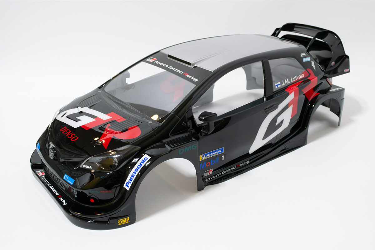 【中古販売】　1/10RC トヨタ ガズー レーシング WRT/ヤリス WRC　塗装済みボディ(未走行)