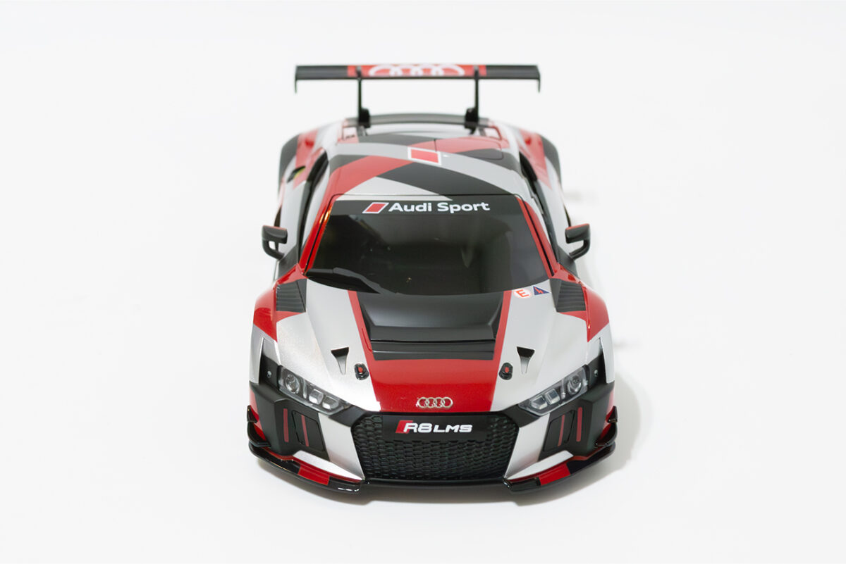 【中古販売】 ミニッツRWD MR-04 レディセット Audi R8 LMS 2016 “Gray/Red” 32357RGB MZN189 ホワイトボディ付き