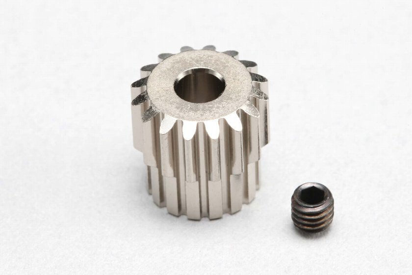 ヨコモ　16T 超硬プレシジョン アルミ製ピニオンギヤ 48ピッチ軽量ハードコート　PG-4816A