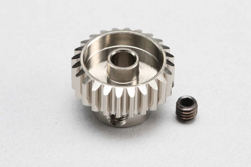 ヨコモ　24T 超硬プレシジョン アルミ製ピニオンギヤ 48ピッチ軽量ハードコート　PG-4824A