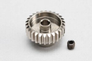 ヨコモ　26T 超硬プレシジョン アルミ製ピニオンギヤ 48ピッチ軽量ハードコート　PG-4826A