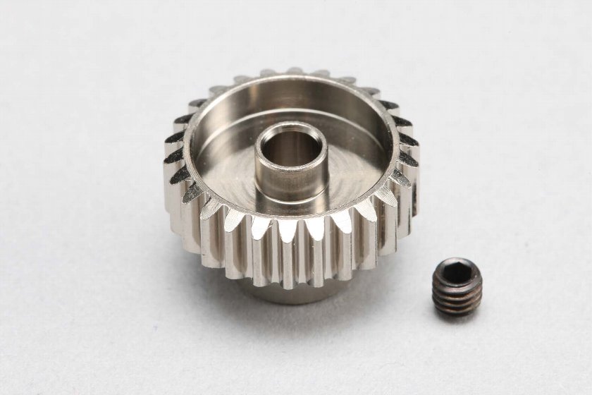 ヨコモ　26T 超硬プレシジョン アルミ製ピニオンギヤ 48ピッチ軽量ハードコート　PG-4826A