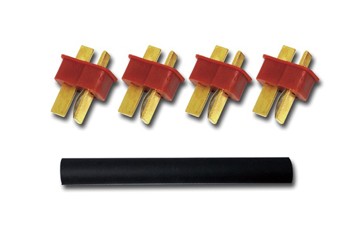 スクエア　T型2Pコネクター（オス4個入）　SGC-25M