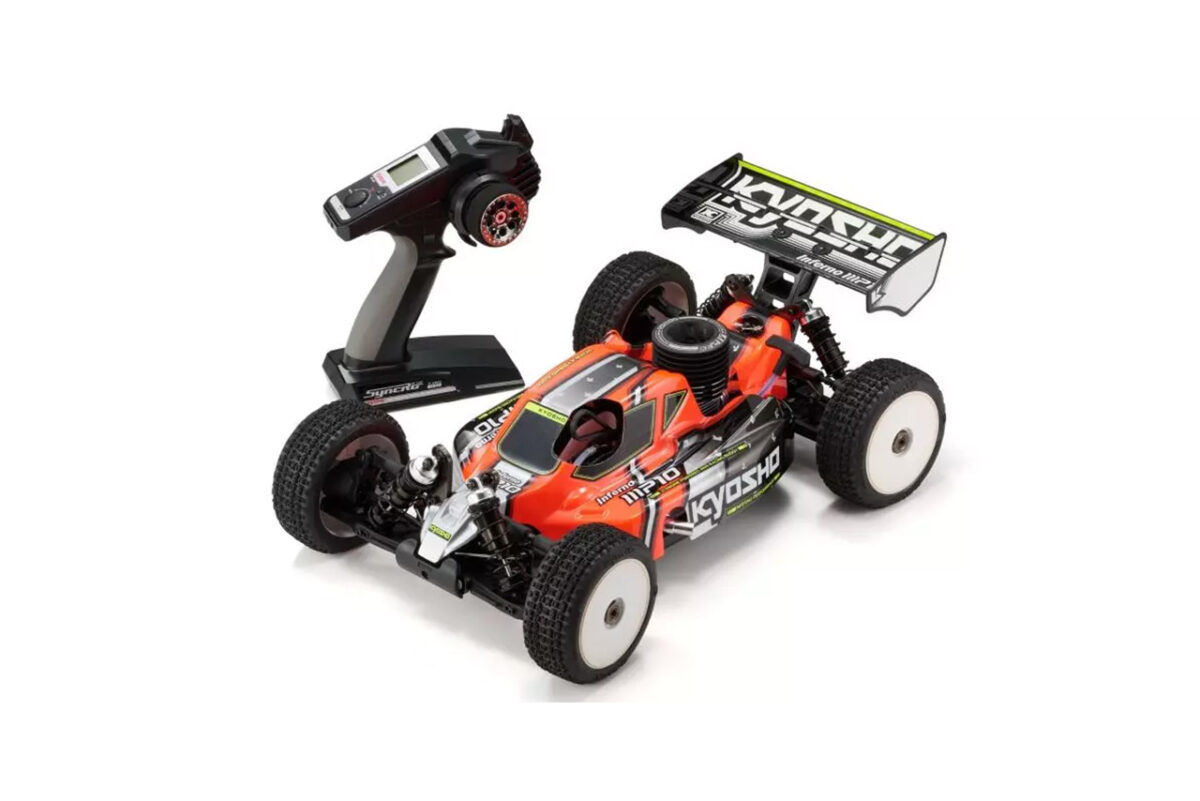 京商　1/8スケール ラジオコントロール 21エンジン 4WDレーシングバギー レディセット インファーノ MP10 カラータイプ1 レッド 33025T1S