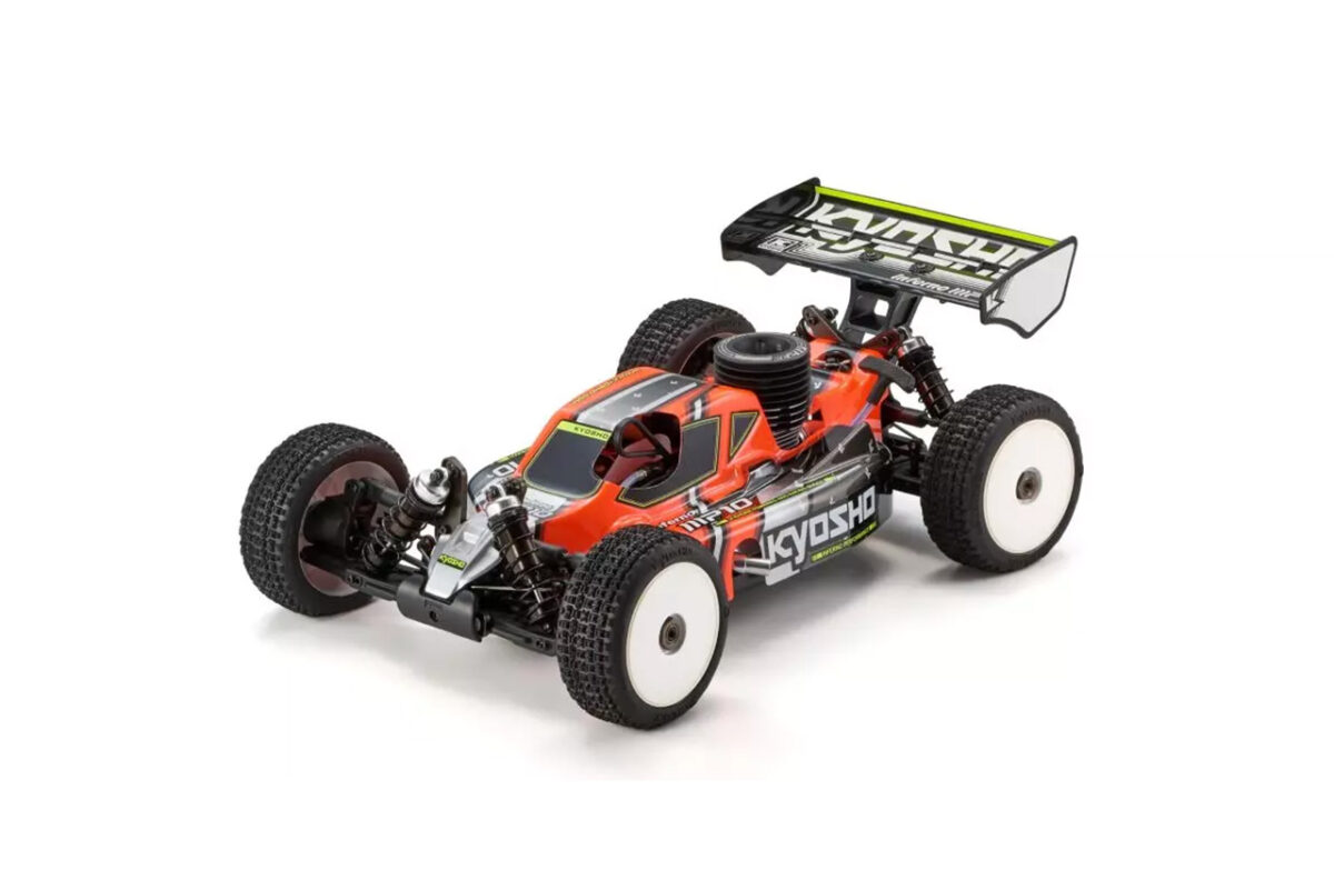 京商　1/8スケール ラジオコントロール 21エンジン 4WDレーシングバギー レディセット インファーノ MP10 カラータイプ1 レッド 33025T1S