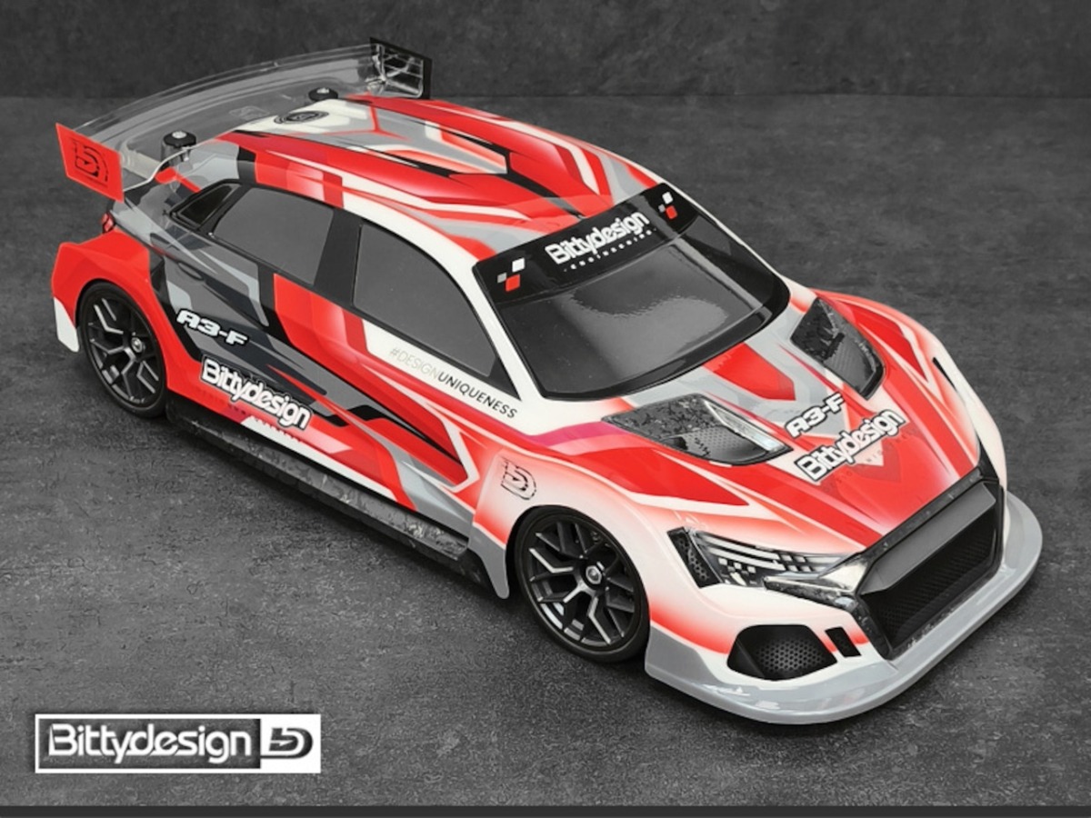 Bittydesign　A3-F 1/10 クリアーボディ 190mm FWD ライトウェイト（0.7）　BDFWD-190A3F