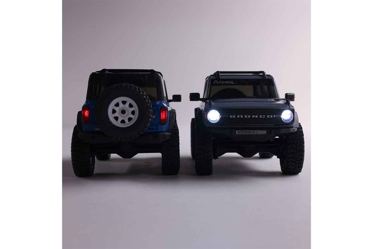 アキシャル　1/30 SCX30 Ford Bronco 4X4 RTR Brushed Rock Crawler (Battery & Charger Included), Gray　AXI-2048T2