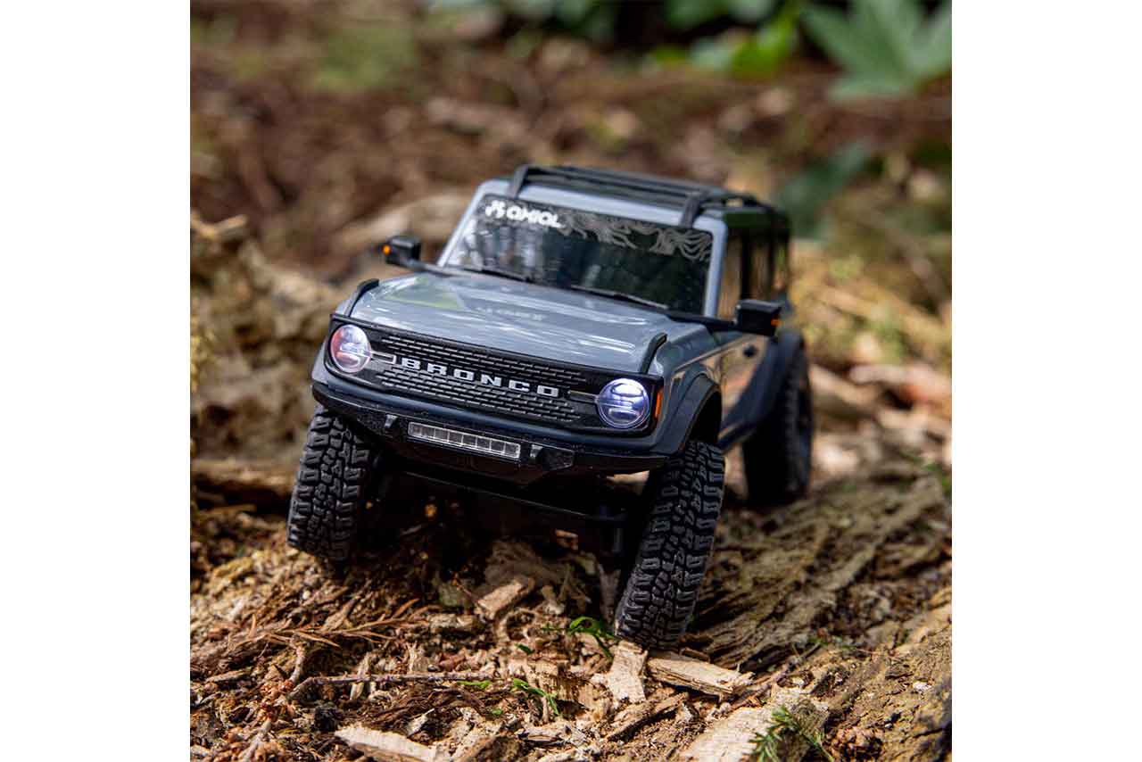 アキシャル　1/30 SCX30 Ford Bronco 4X4 RTR Brushed Rock Crawler (Battery & Charger Included), Gray　AXI-2048T2