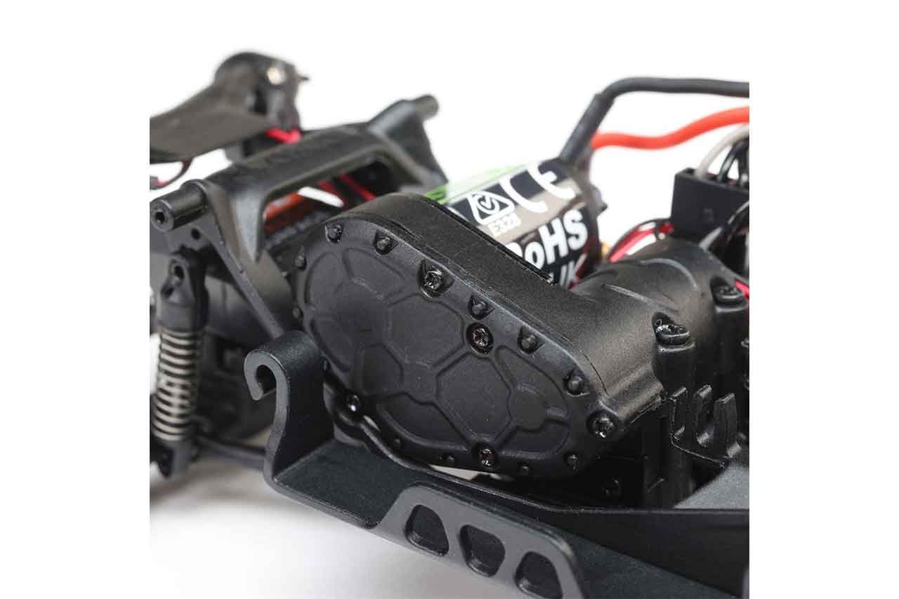 アキシャル　1/30 SCX30 Jeep Wrangler JLU 4X4 RTR Brushed Rock Crawler (Battery & Charger Included), Green　AXI-2261T1