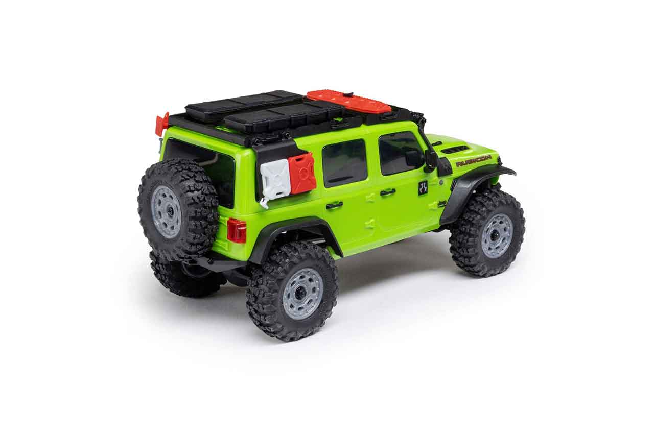 アキシャル　1/30 SCX30 Jeep Wrangler JLU 4X4 RTR Brushed Rock Crawler (Battery & Charger Included), Green　AXI-2261T1