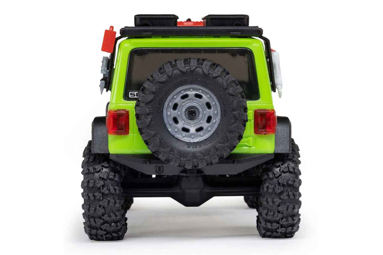 アキシャル　1/30 SCX30 Jeep Wrangler JLU 4X4 RTR Brushed Rock Crawler (Battery & Charger Included), Green　AXI-2261T1