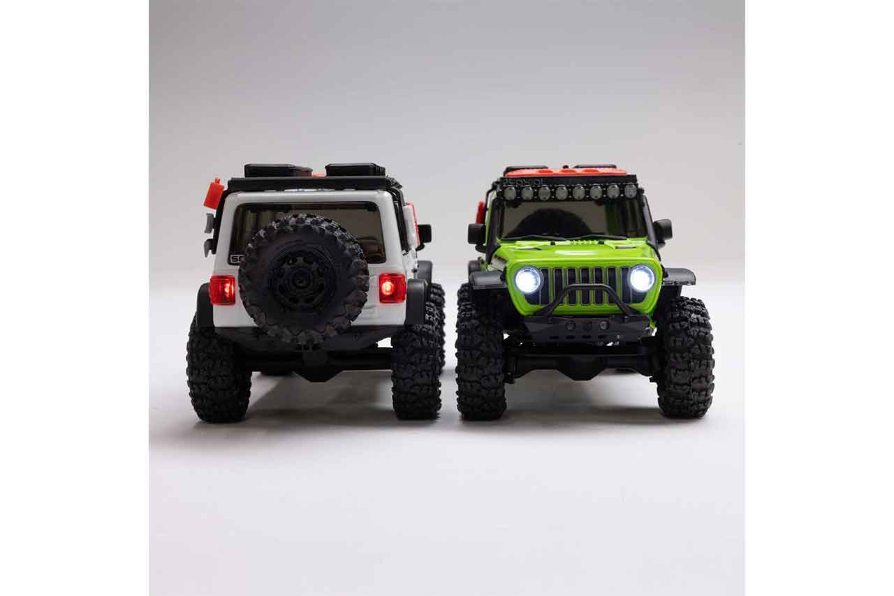 アキシャル　1/30 SCX30 Jeep Wrangler JLU 4X4 RTR Brushed Rock Crawler (Battery & Charger Included), Green　AXI-2261T1