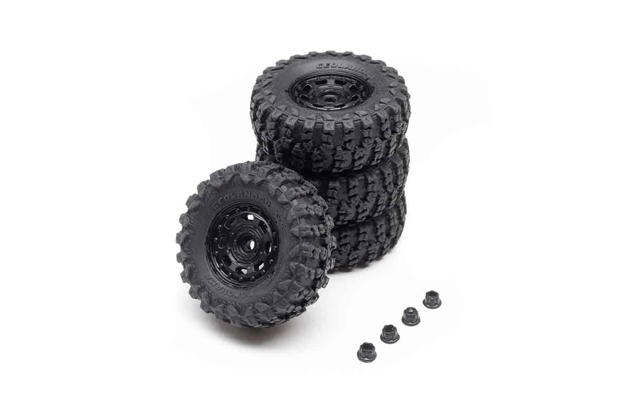 アキシャル　1/30 SCX30 Jeep Wrangler JLU 4X4 RTR Brushed Rock Crawler (Battery & Charger Included), Green　AXI-2261T1