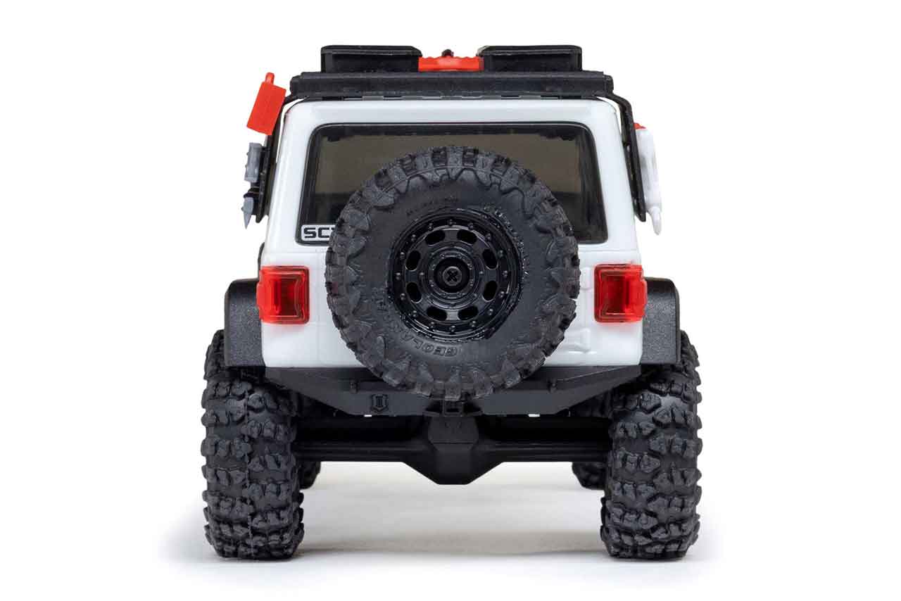 アキシャル　1/30 SCX30 Jeep Wrangler JLU 4X4 RTR Brushed Rock Crawler (Battery & Charger Included), White　AXI-2261T2