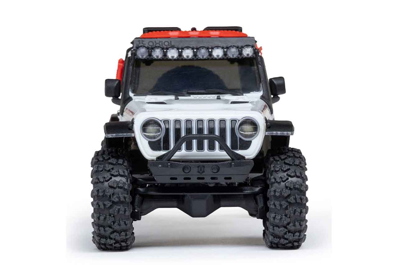 アキシャル　1/30 SCX30 Jeep Wrangler JLU 4X4 RTR Brushed Rock Crawler (Battery & Charger Included), White　AXI-2261T2