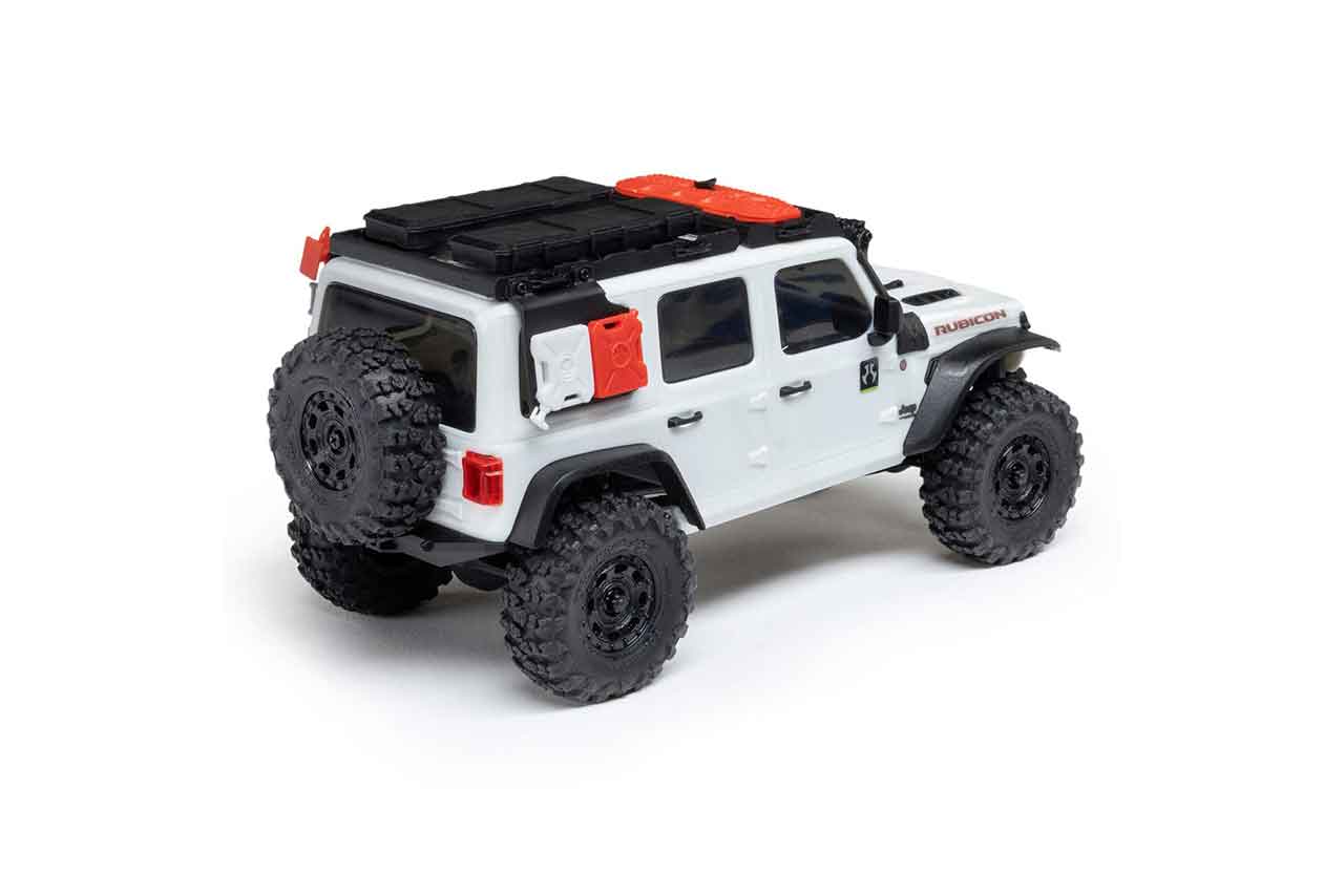 アキシャル　1/30 SCX30 Jeep Wrangler JLU 4X4 RTR Brushed Rock Crawler (Battery & Charger Included), White　AXI-2261T2