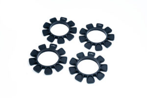 RICKSIDE DESIGN　UFOタイヤラバーバンド（1/10･1/8バギー用）（黒）　KOS14605BK