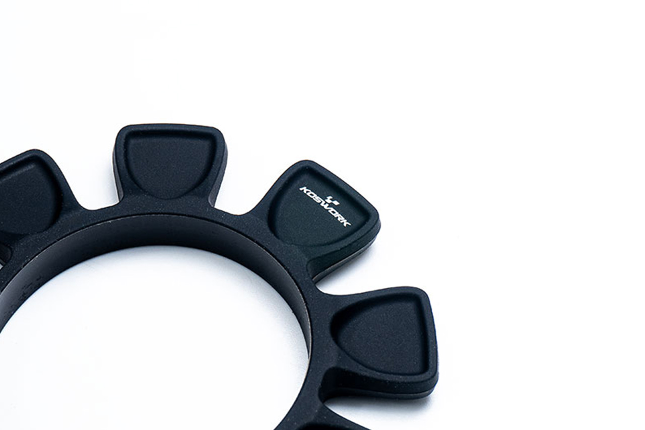 RICKSIDE DESIGN　UFOタイヤラバーバンド（1/10･1/8バギー用）（黒）　KOS14605BK