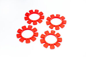 RICKSIDE DESIGN　UFOタイヤラバーバンド（1/10･1/8バギー用）（赤）　KOS14605R