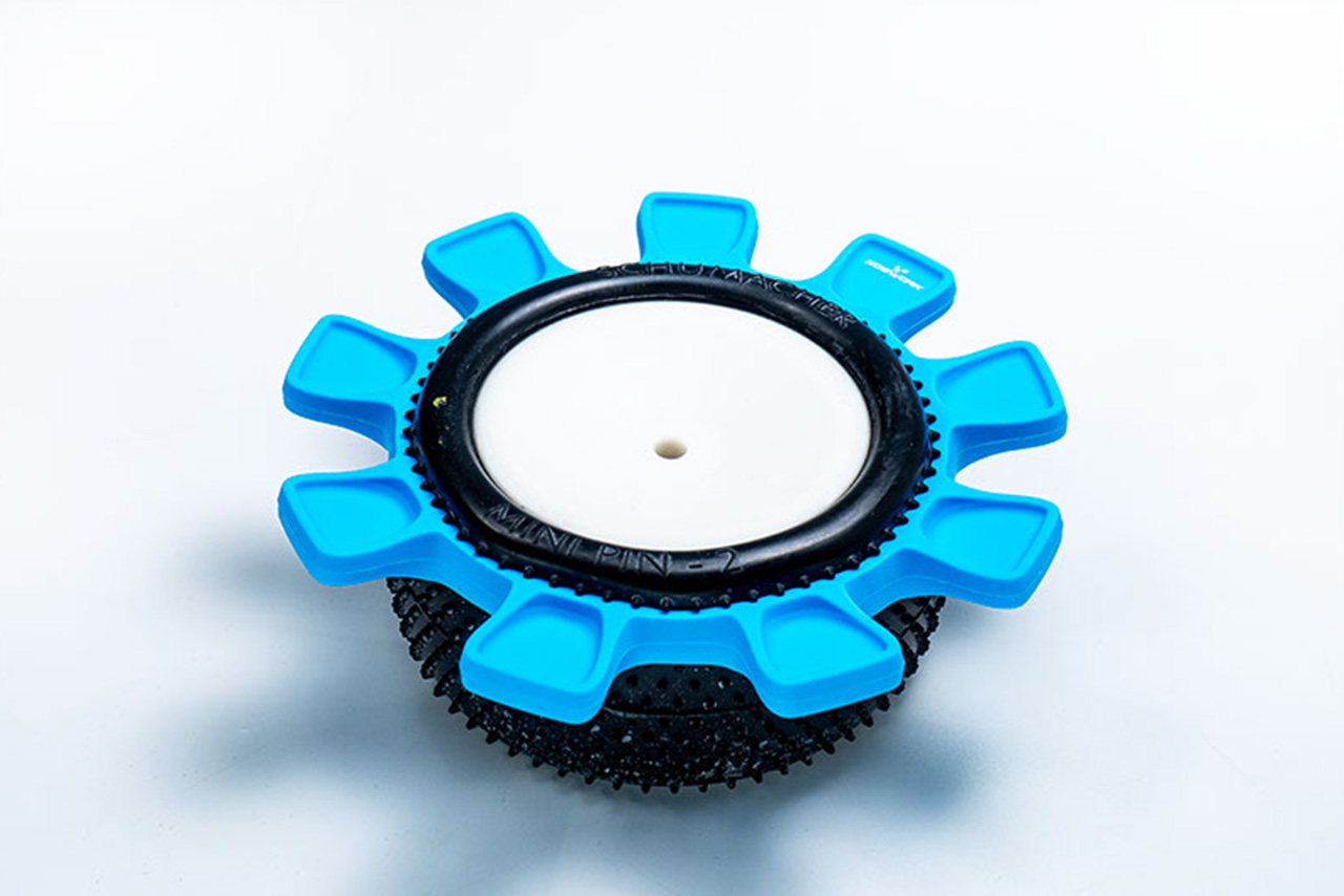 RICKSIDE DESIGN　UFOタイヤラバーバンド（1/10･1/8バギー用）（青）　KOS14605B