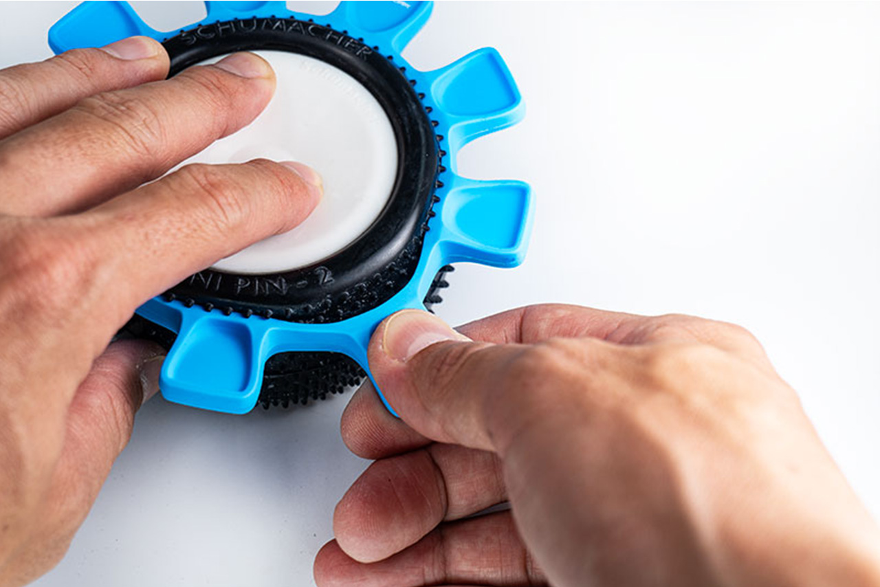 RICKSIDE DESIGN　UFOタイヤラバーバンド（1/10･1/8バギー用）（青）　KOS14605B