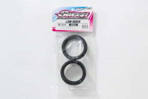 Sweep　ローライダー2WDフロント用ロープロファイルタイヤ ゴールドコンパウンド（ロングライフソフト）インナー無　2個入り　SW-142GN