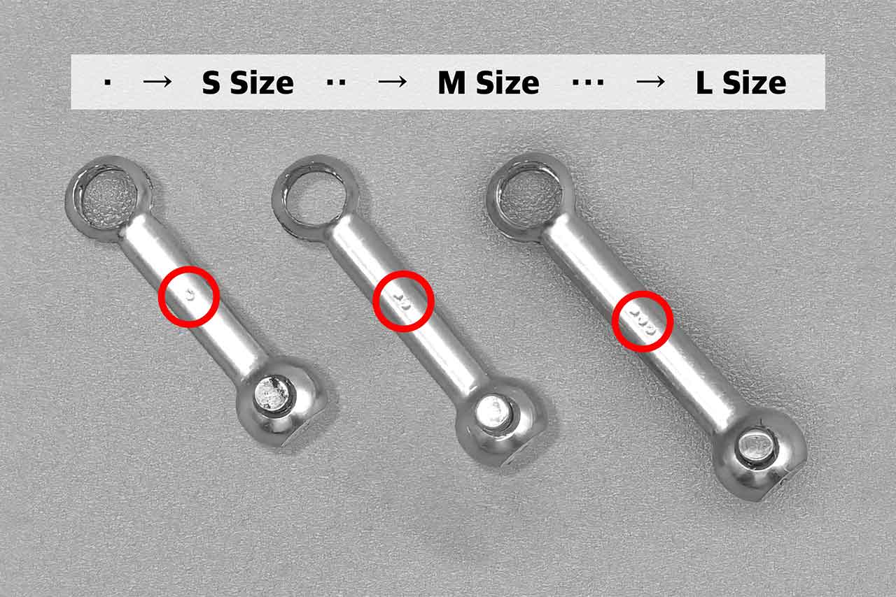 HRDプロジェクト　Swing Shaft M Orange (2 pcs) / スイングシャフト M オレンジ （2個入）　MRD-OP016-M