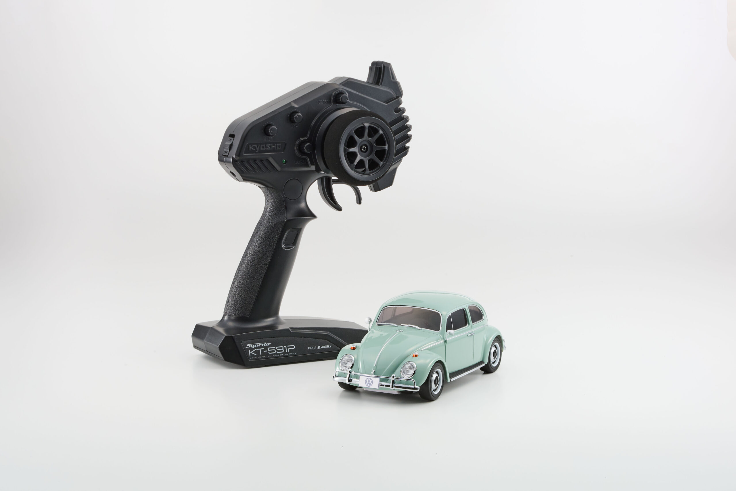 京商 MR04RWD r/s VW Beetle 1966モデル バハマブルー 32374BBL