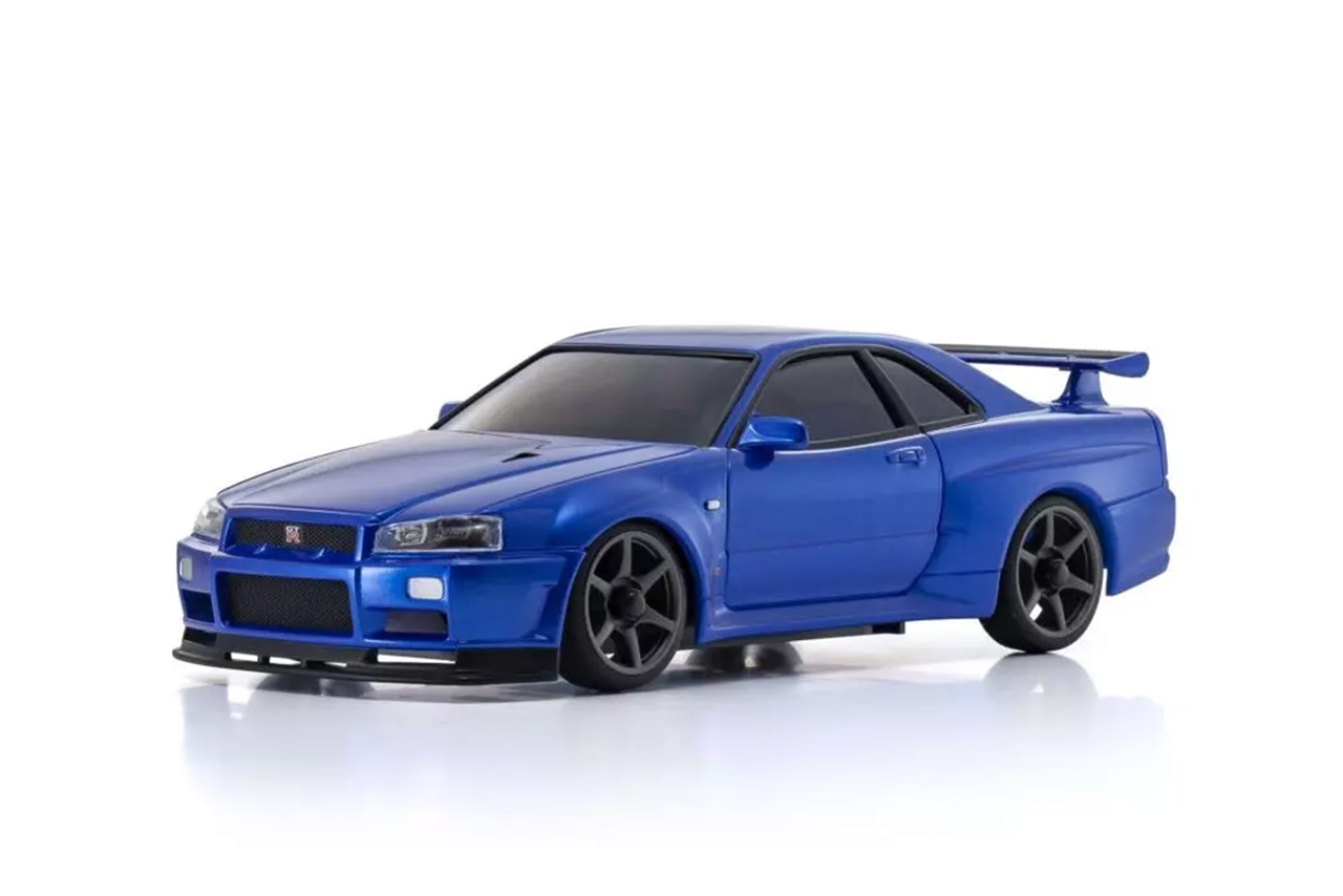 京商 オートスケールコレクション ASC MA020日産 スカイライン GT-R(R34)VスペックIIブルー MZP487MB