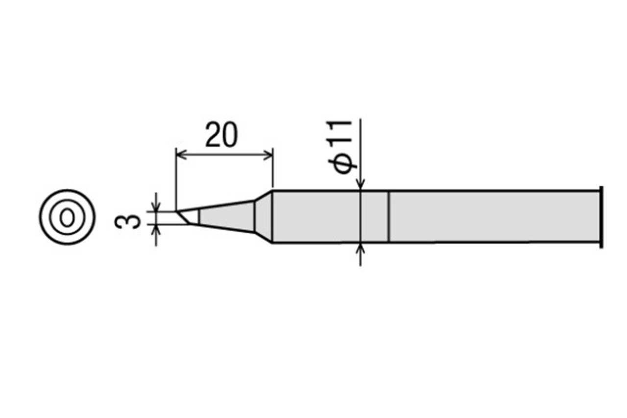 パワーズ　替こて先　3Cタイプ　CX/CXR-100用  純正交換部品　CXR-100RT-3C