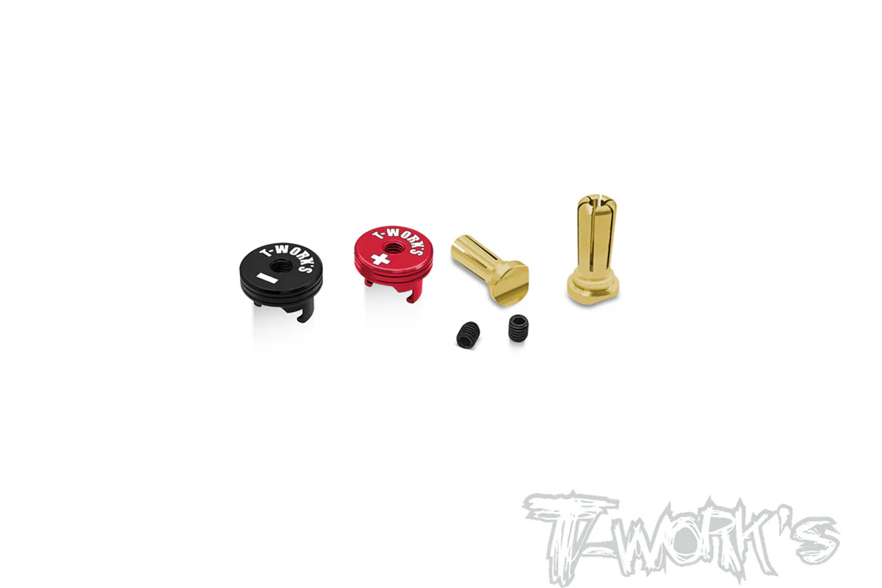 T-work's　Polarity Heatsink Long Connector 5mm　EA-040-5L-RB