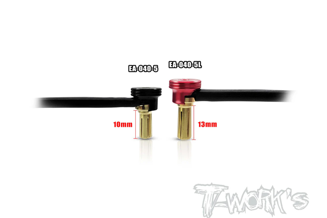 T-work's　Polarity Heatsink Long Connector 5mm　EA-040-5L-RB