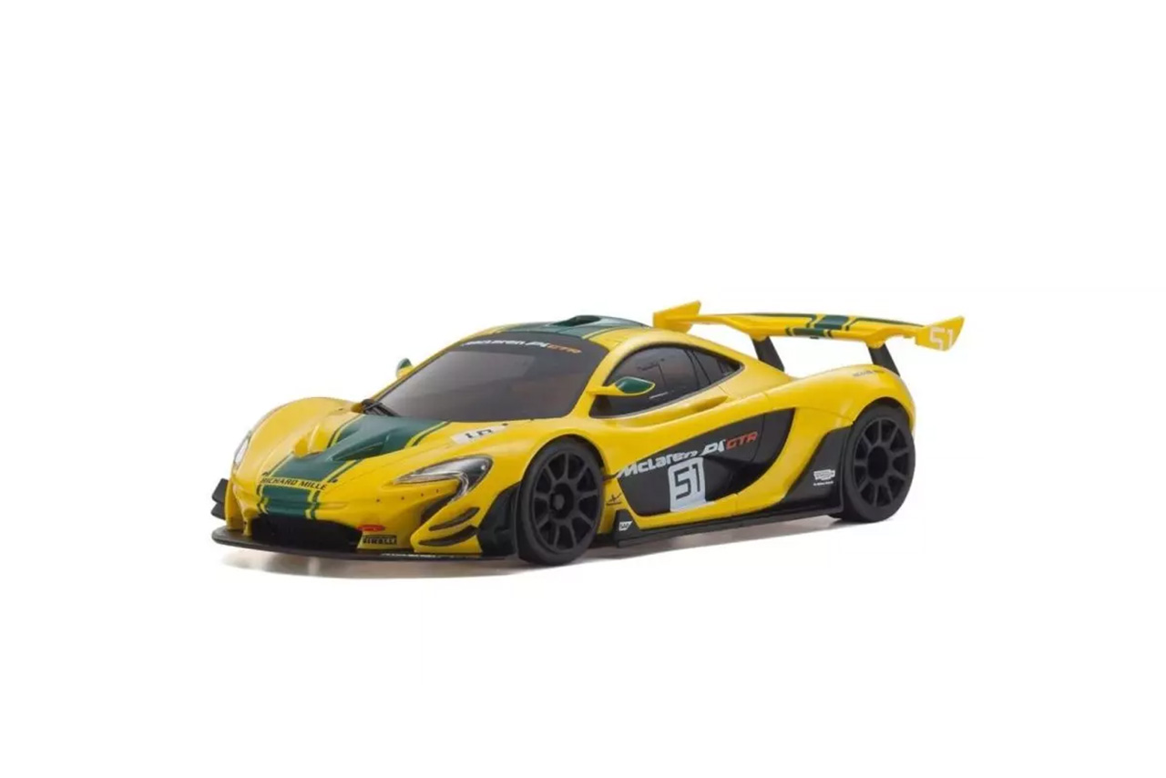 京商 オートスケールコレクション ASC W-MM McLaren P1 GTR イエロー/グリーン MZP260YG