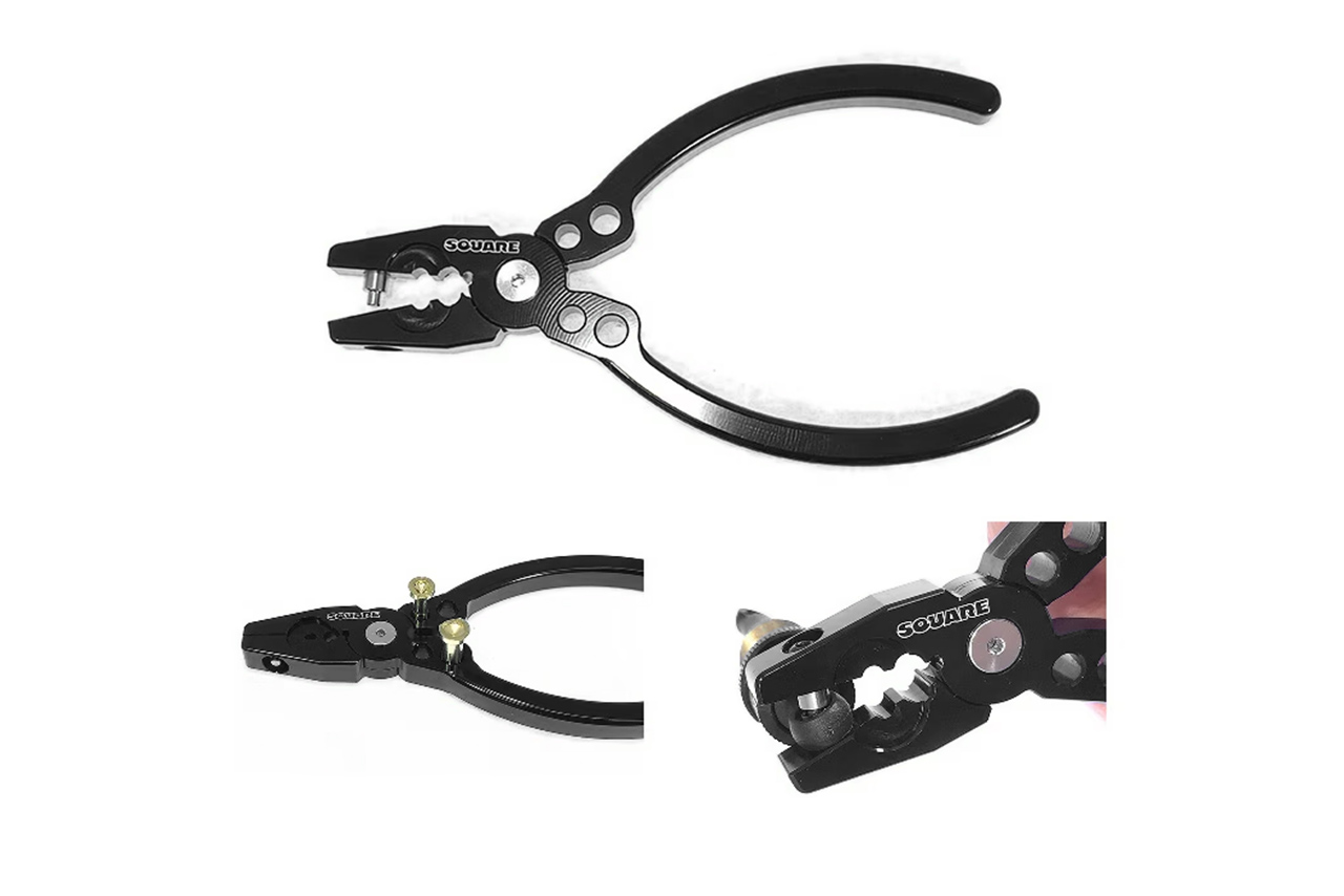 スクエア　ダンパーシャフトプライヤー 汎用 Shock Pliers(With ball remover)　TRX-40BK2