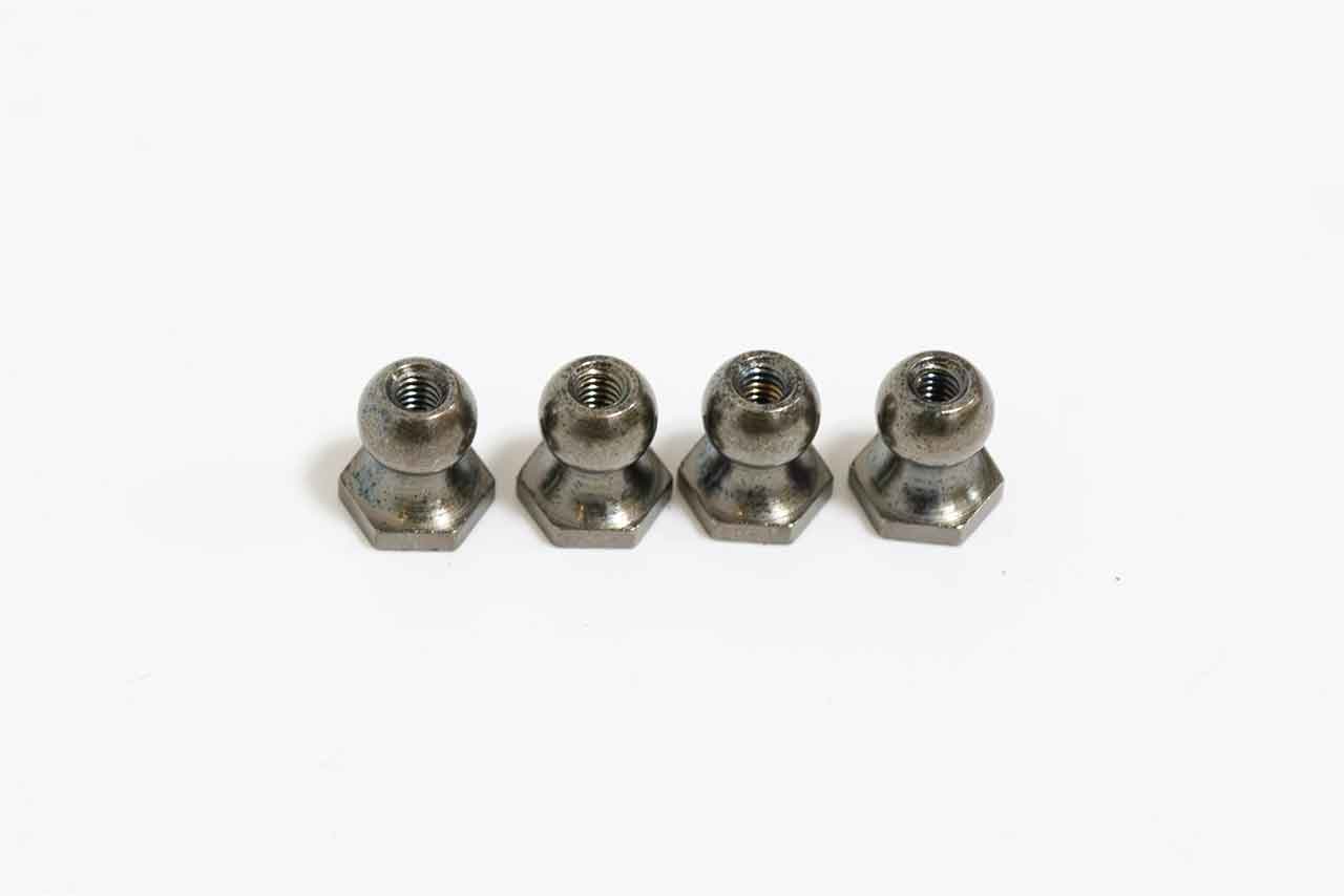 タミヤ　5mmピロボールナット（M2）（4個）（58347）（共通）　カスタマーサービスパーツ　19804495-000