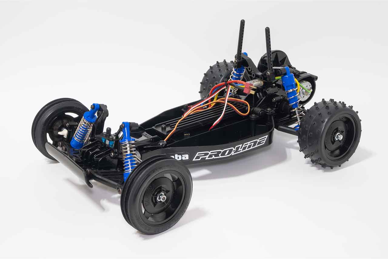 【中古販売】タミヤ　ホリデーバギー DT-02 バギーチャンプ ボディ サーボ ESC付き (未走行)