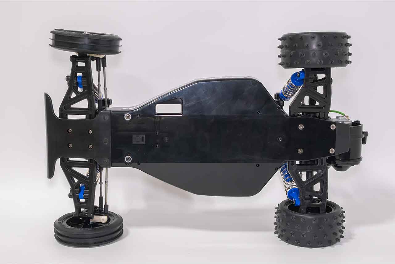 【中古販売】タミヤ　ホリデーバギー DT-02 バギーチャンプ ボディ サーボ ESC付き (未走行)