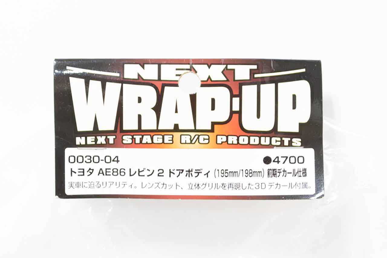【中古販売】 WRAP UP NEXT トヨタAE86 レイン 2ドア ボディ(未組立)