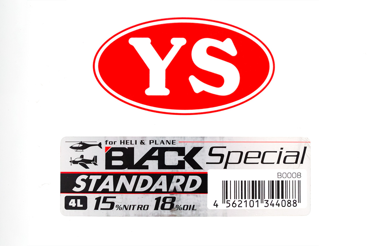 YS　パワーフューエル　POWER FUEL Black Special STANDARD 15% NITORO 18% OLD 　4L　B0011