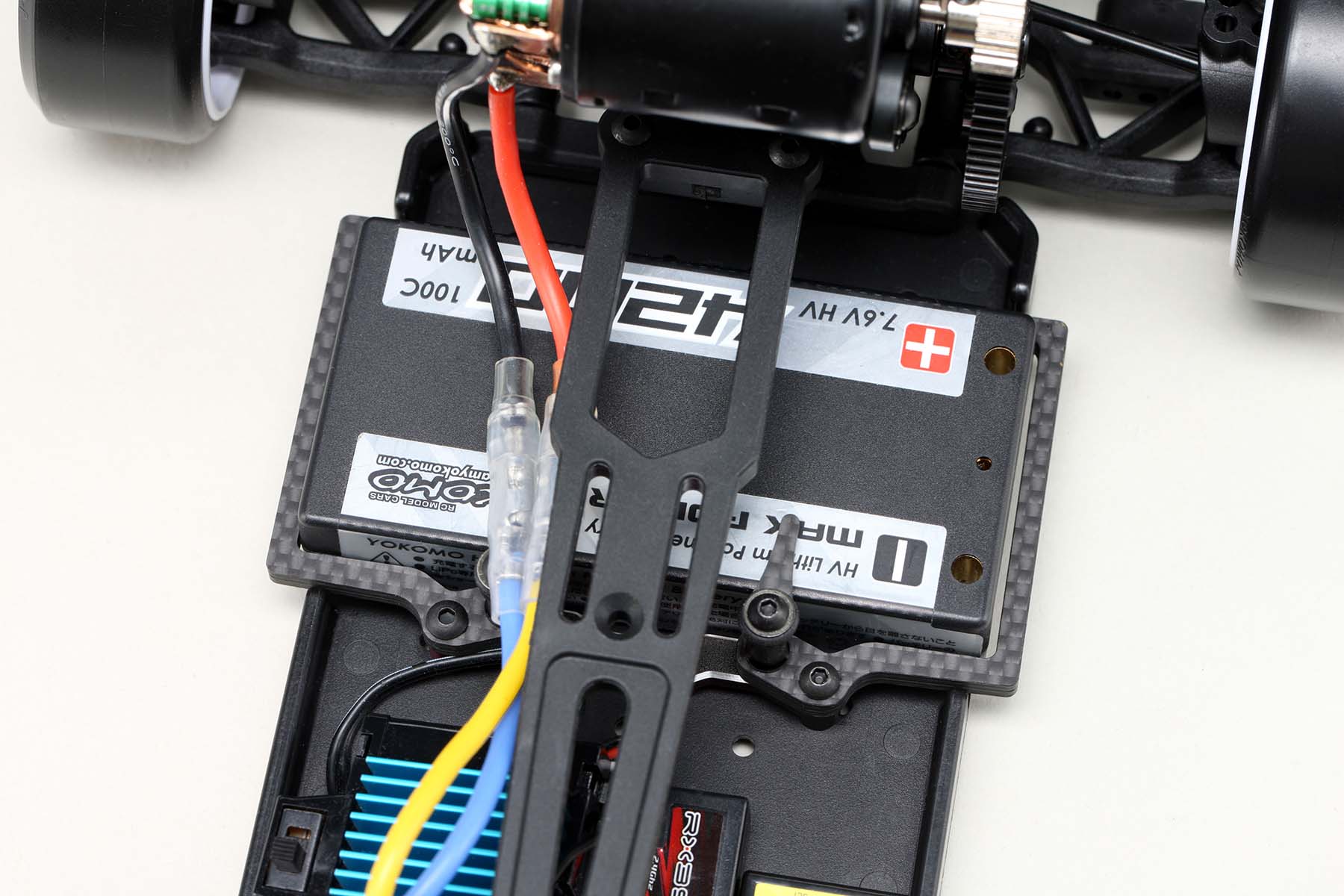 ヨコモ　RD2.0/SD3.0/MD3.0 用 グラファイト製 バッテリーホルダーセット　RD-118CG