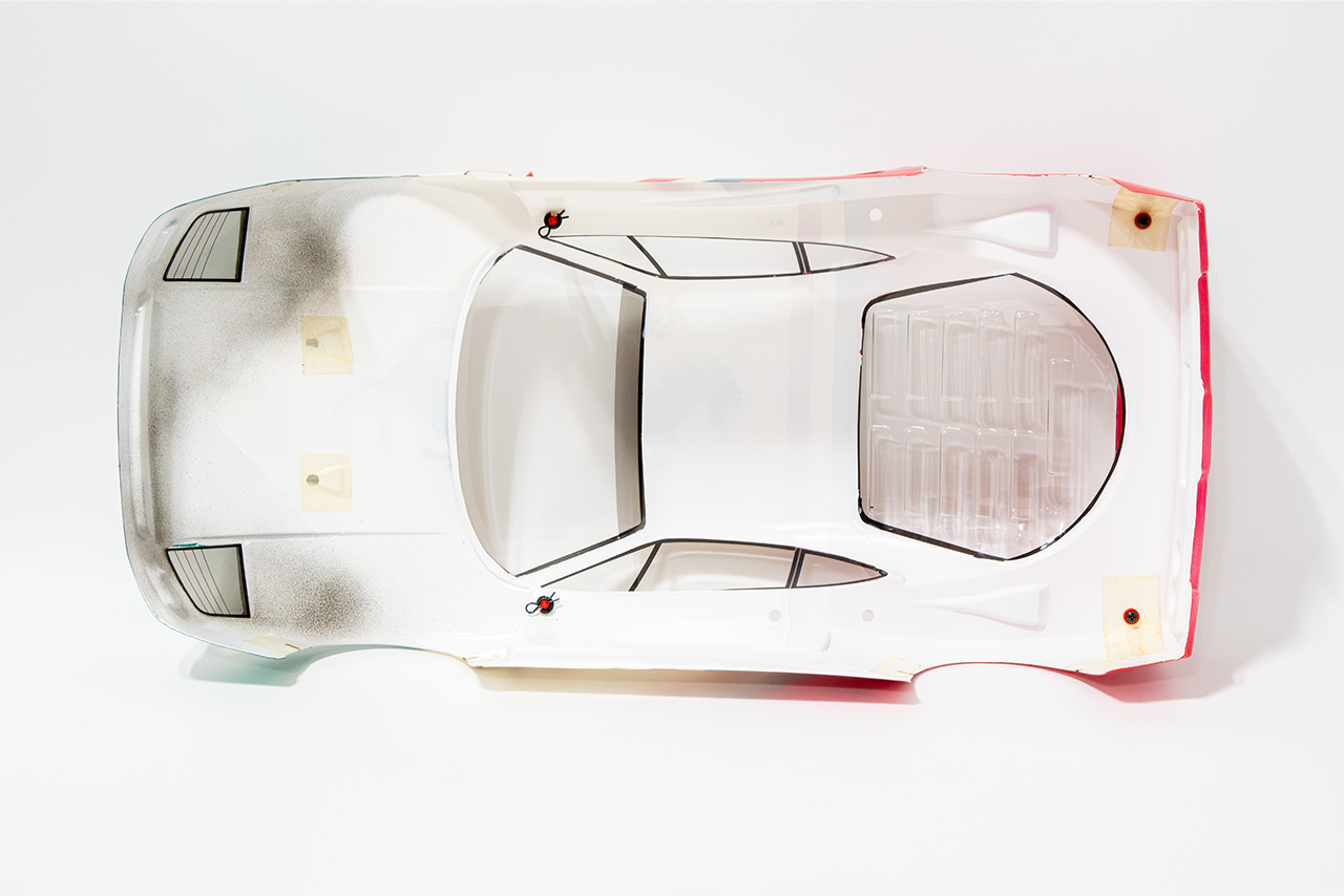 【中古販売】タミヤ　フェラーリ F40 ボディ　塗装済み