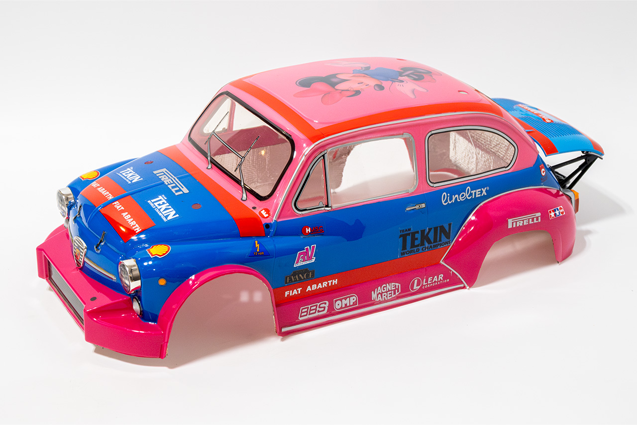 【中古販売】タミヤ　フィアット アバルト 1000 TCR ベルリーナ コルサ ボディ　塗装済み
